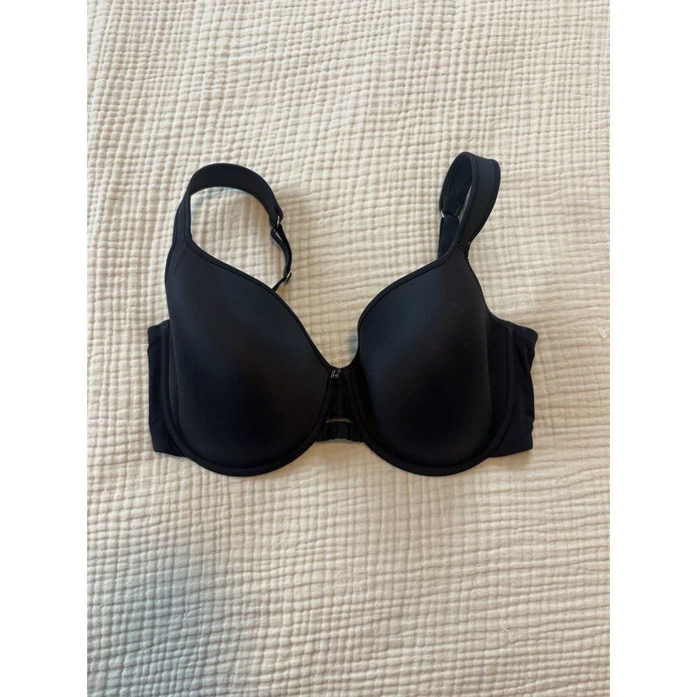 THIRDLOVE 24/7 Classic Uplift Plunge Black Underwire! Women's Size 34F